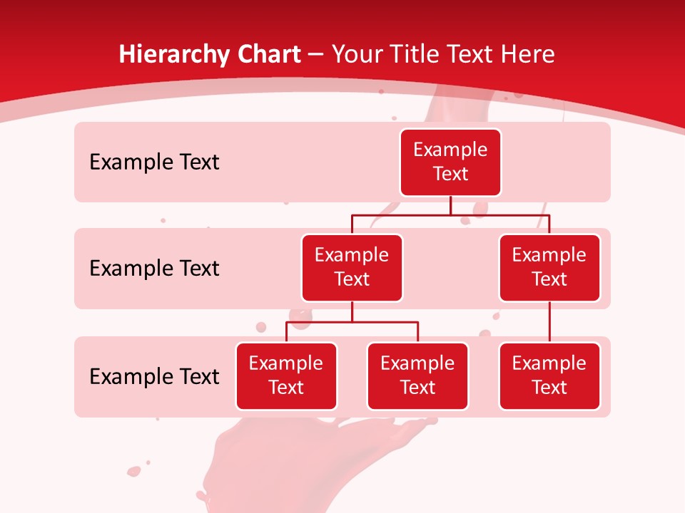 Drop Motion Red PowerPoint Template