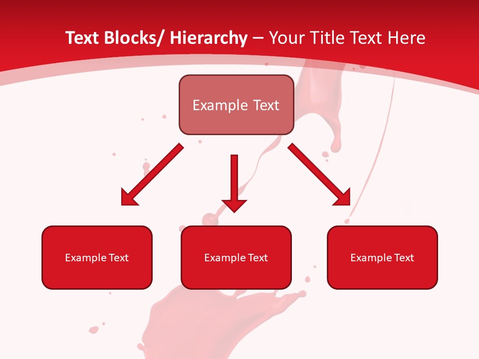 Drop Motion Red PowerPoint Template