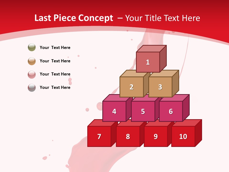 Drop Motion Red PowerPoint Template