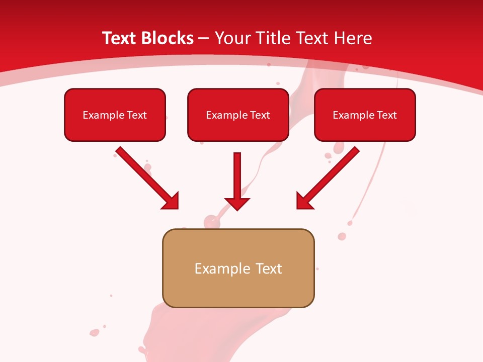 Drop Motion Red PowerPoint Template