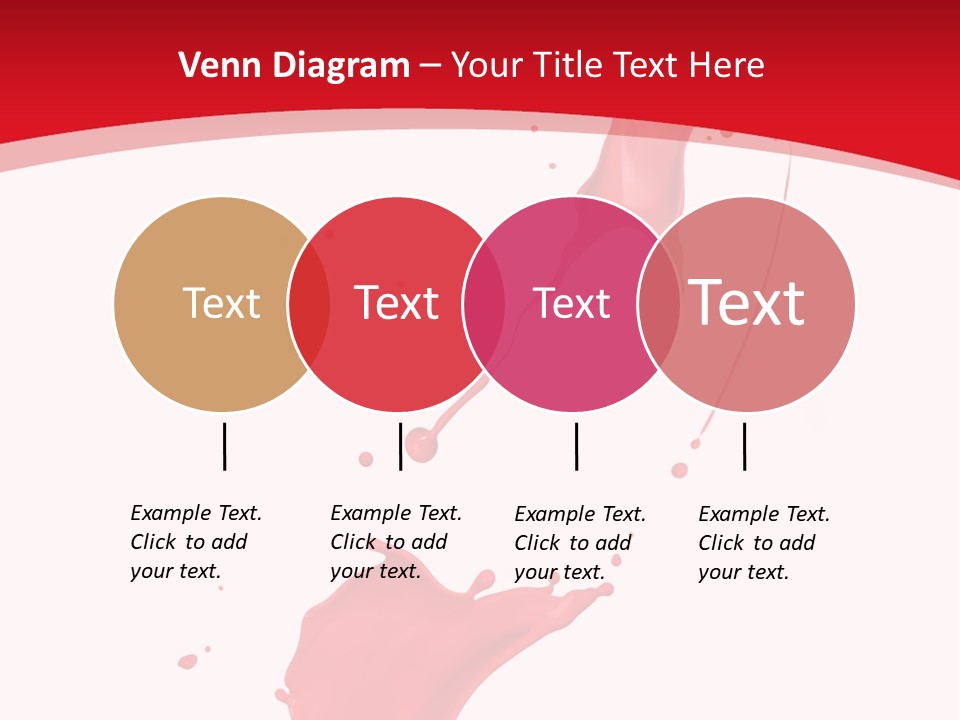 Drop Motion Red PowerPoint Template