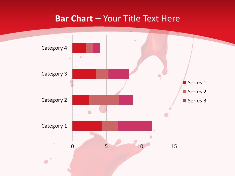 Drop Motion Red PowerPoint Template