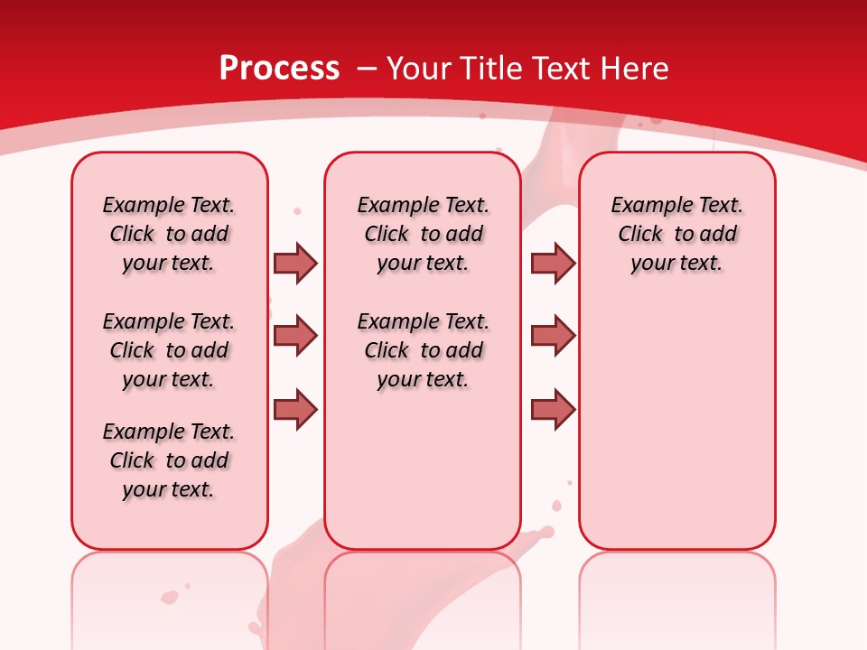 Drop Motion Red PowerPoint Template