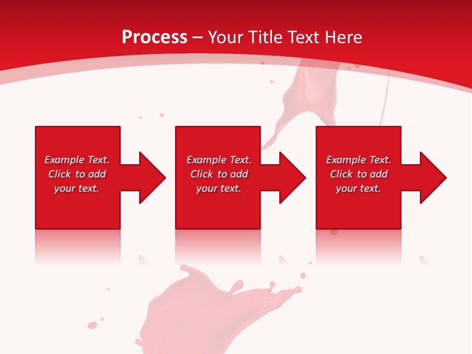 Drop Motion Red PowerPoint Template