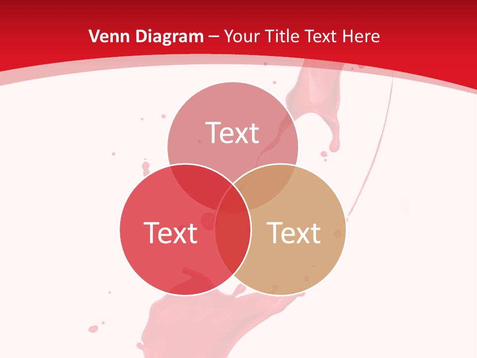 Drop Motion Red PowerPoint Template