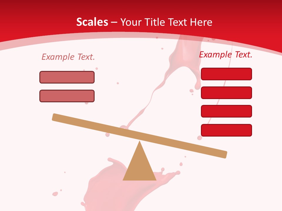 Drop Motion Red PowerPoint Template