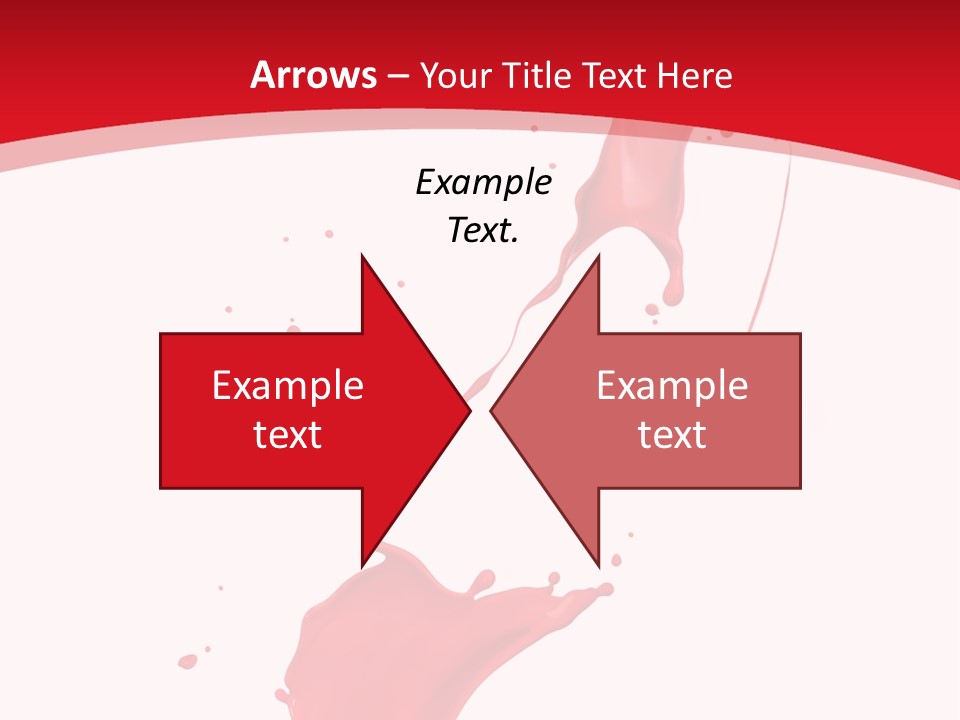 Drop Motion Red PowerPoint Template