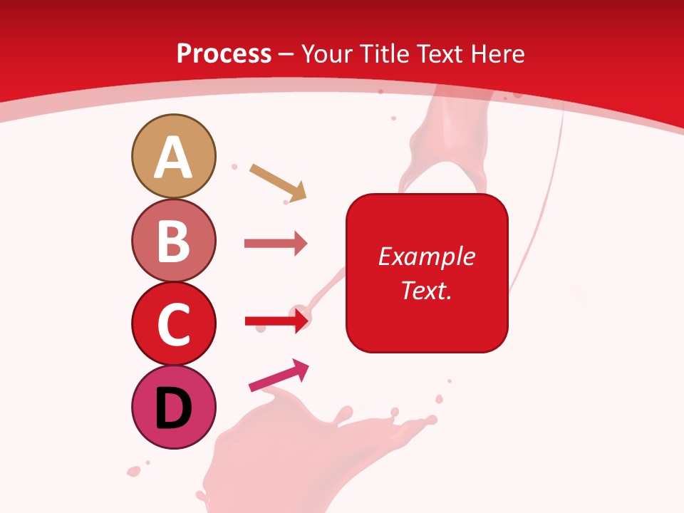 Drop Motion Red PowerPoint Template