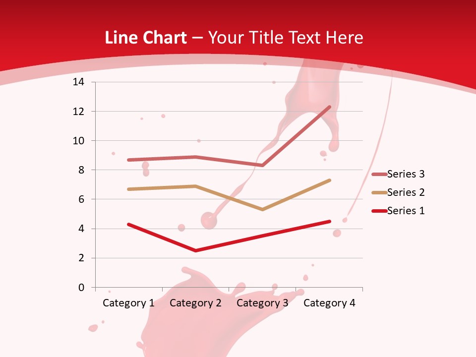 Drop Motion Red PowerPoint Template