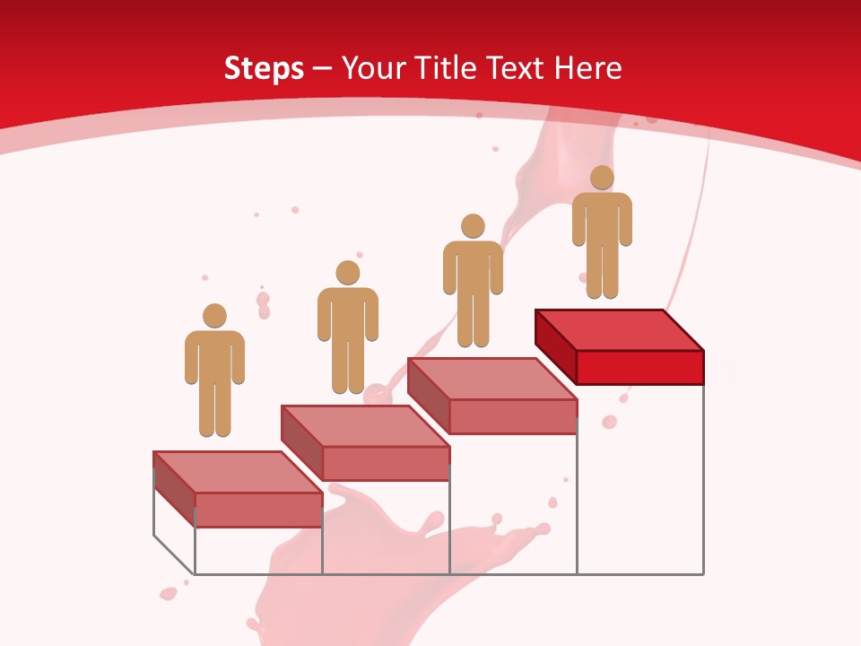 Drop Motion Red PowerPoint Template