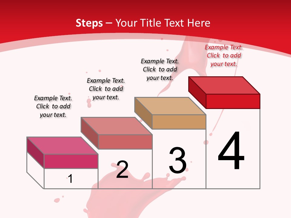 Drop Motion Red PowerPoint Template