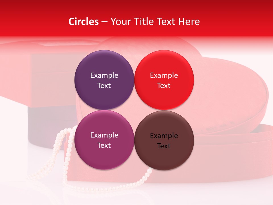 Event Red Gift PowerPoint Template