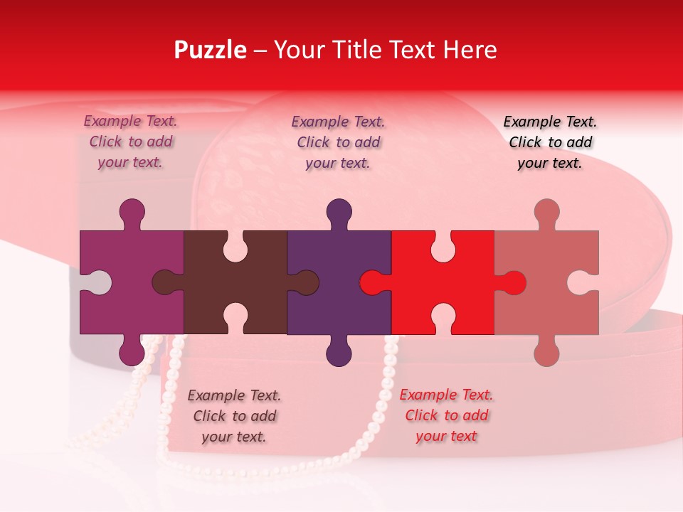 Event Red Gift PowerPoint Template