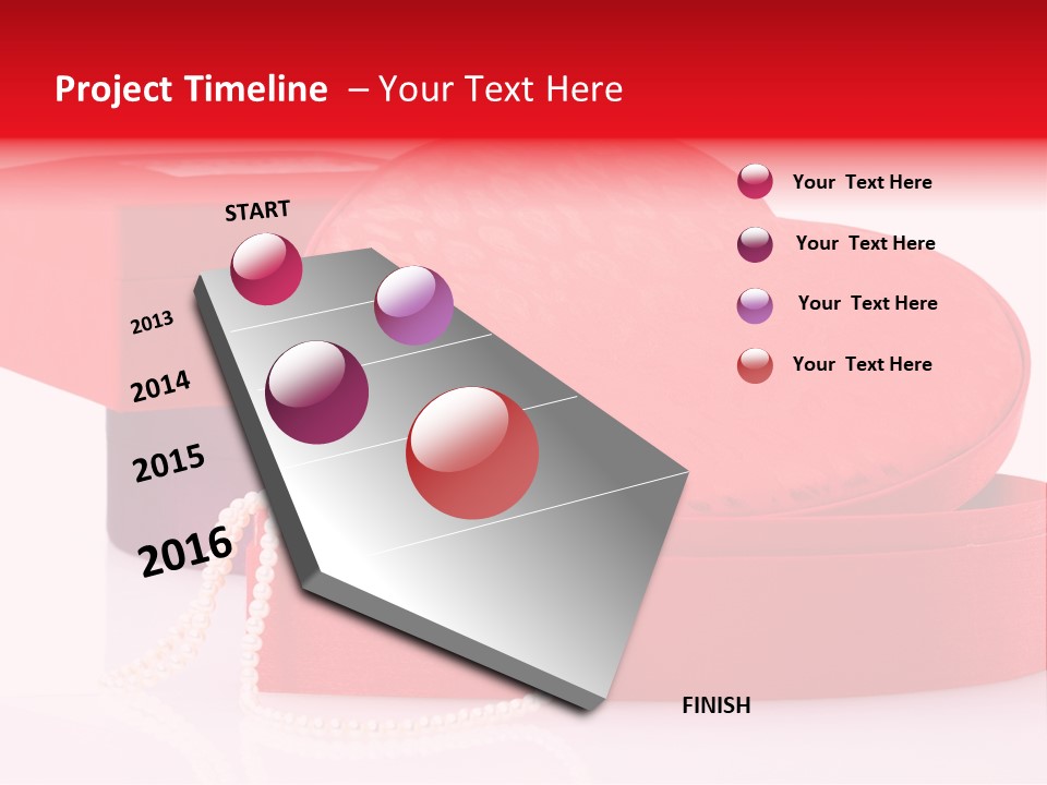 Event Red Gift PowerPoint Template