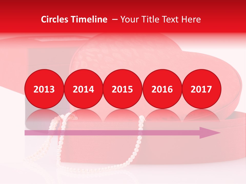 Event Red Gift PowerPoint Template
