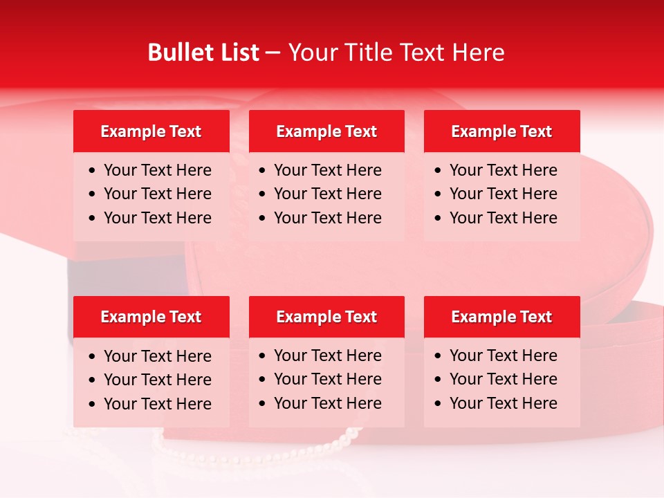 Event Red Gift PowerPoint Template