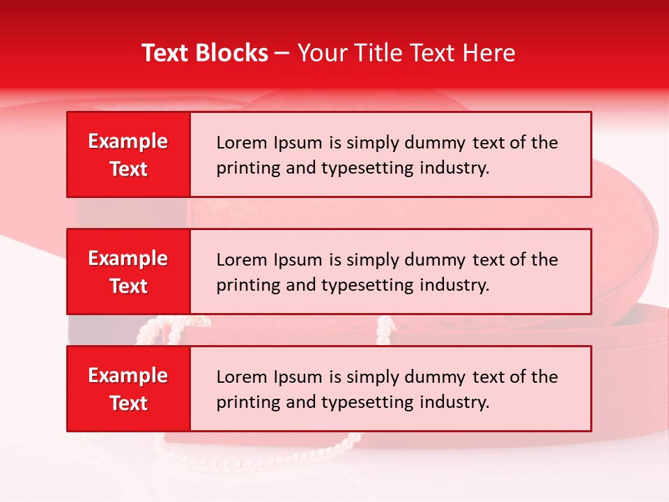 Event Red Gift PowerPoint Template