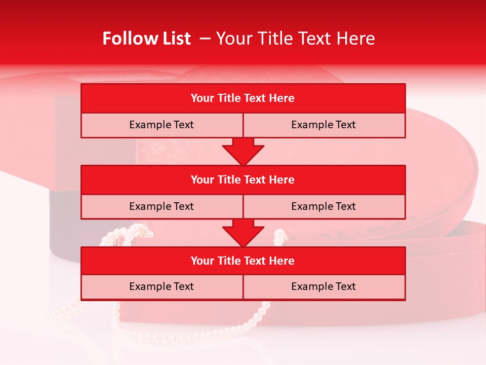Event Red Gift PowerPoint Template