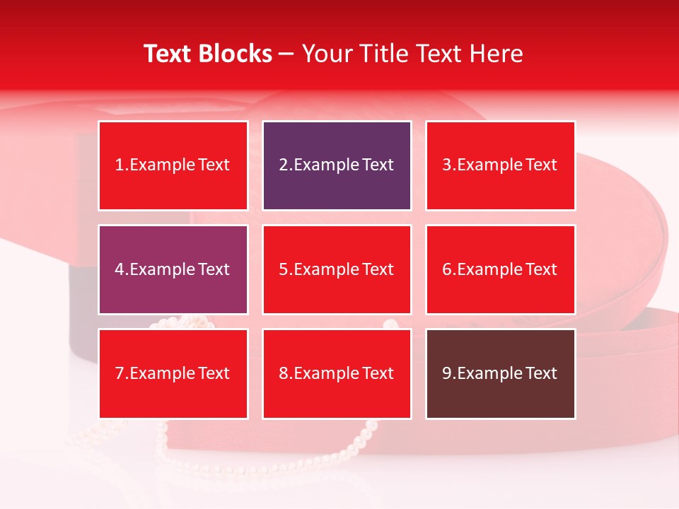 Event Red Gift PowerPoint Template