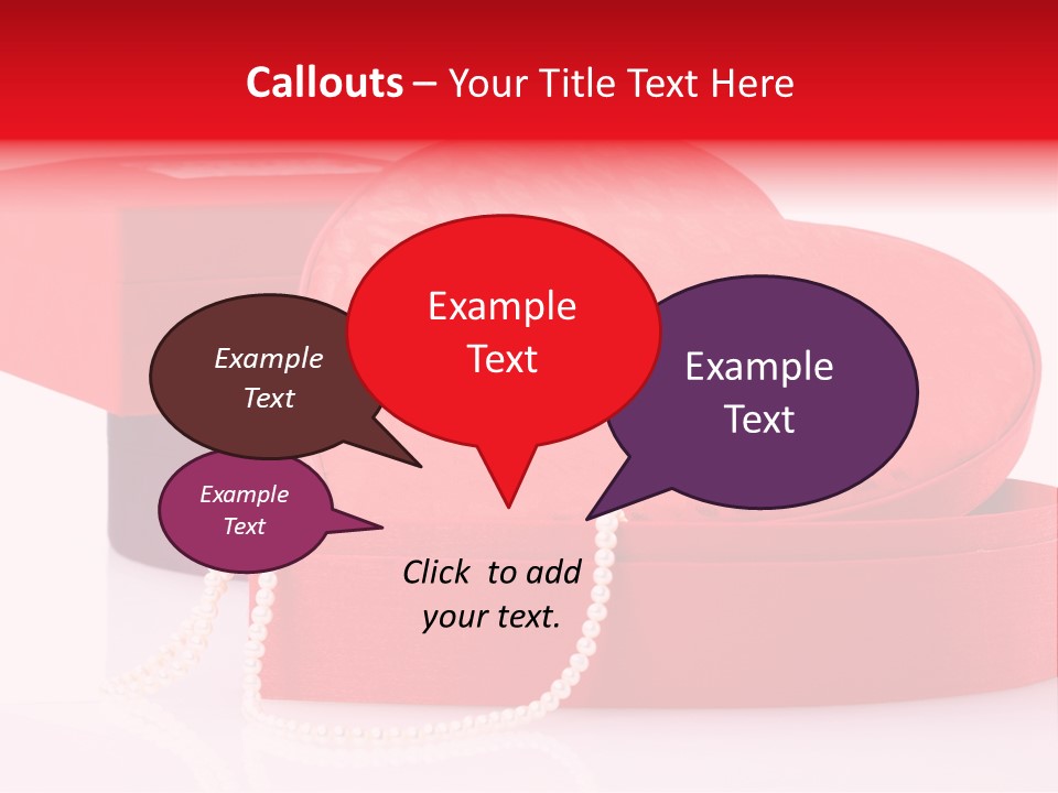 Event Red Gift PowerPoint Template