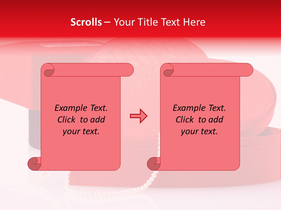 Event Red Gift PowerPoint Template