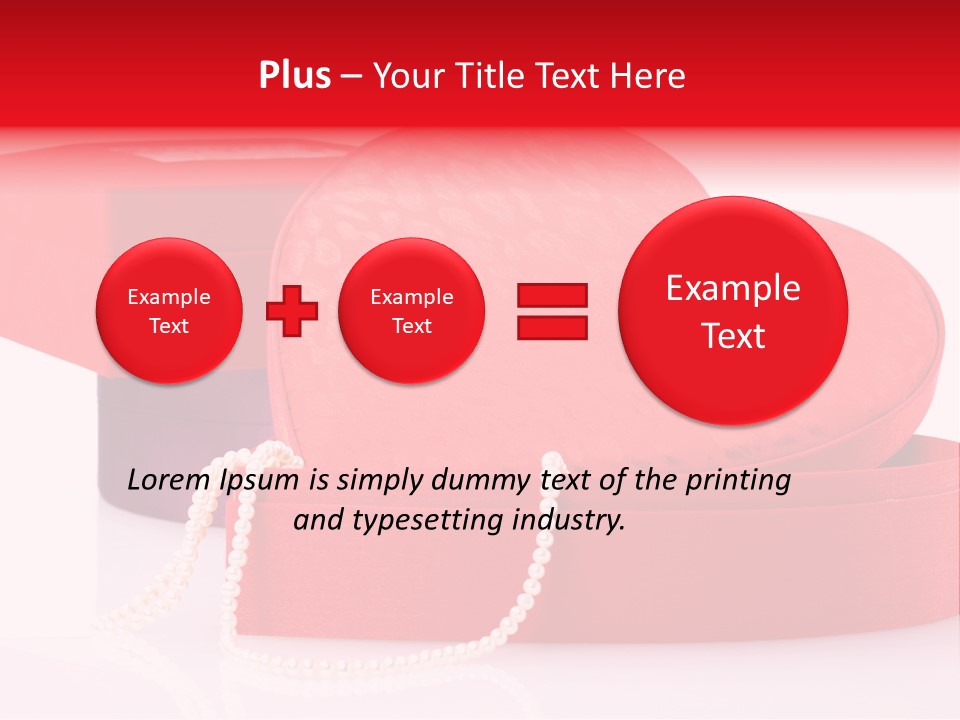 Event Red Gift PowerPoint Template
