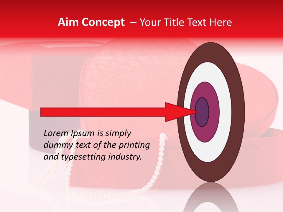 Event Red Gift PowerPoint Template