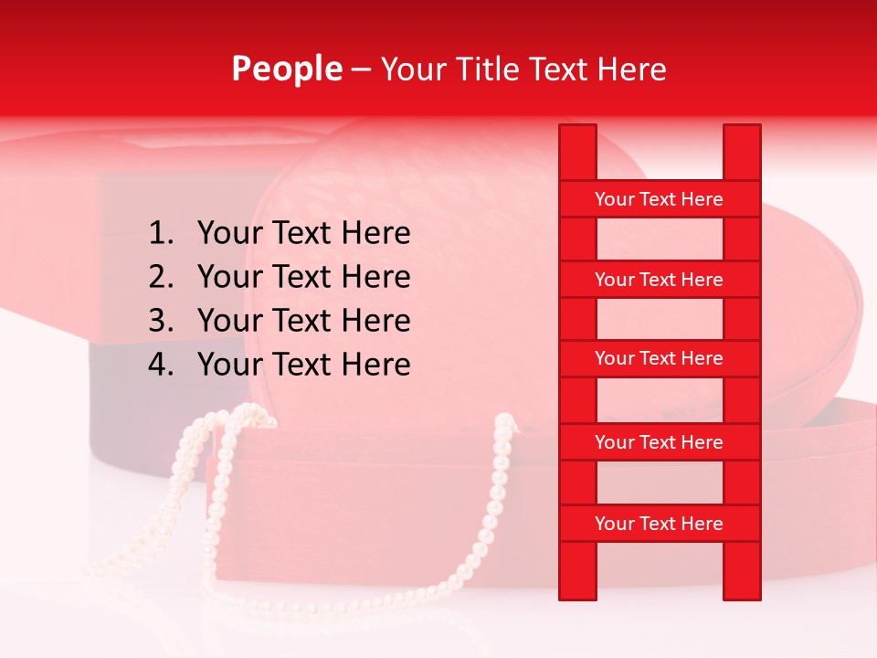 Event Red Gift PowerPoint Template