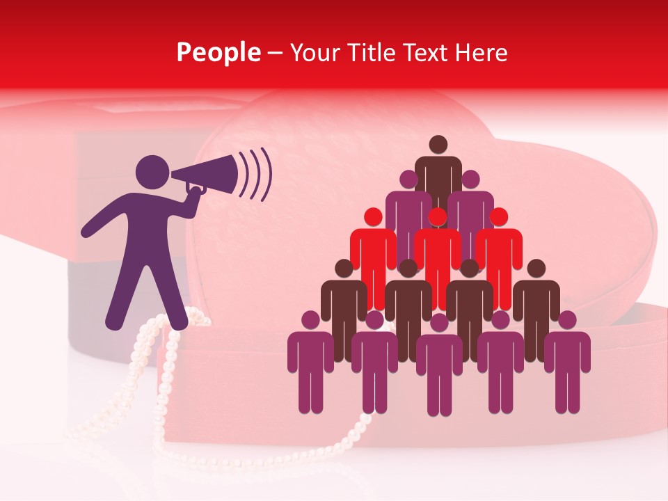 Event Red Gift PowerPoint Template