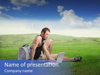 Young Ambient Summer PowerPoint Template