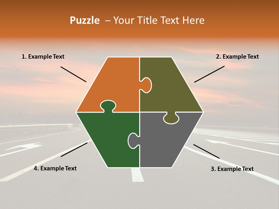 Country Dark Mountain PowerPoint Template