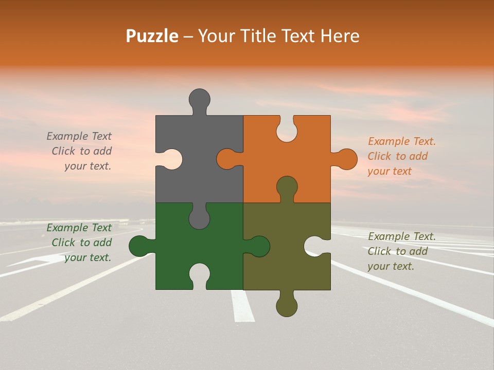 Country Dark Mountain PowerPoint Template