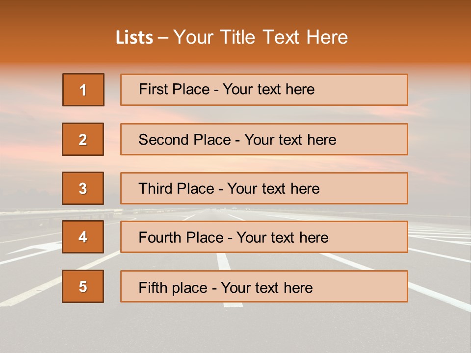 Country Dark Mountain PowerPoint Template