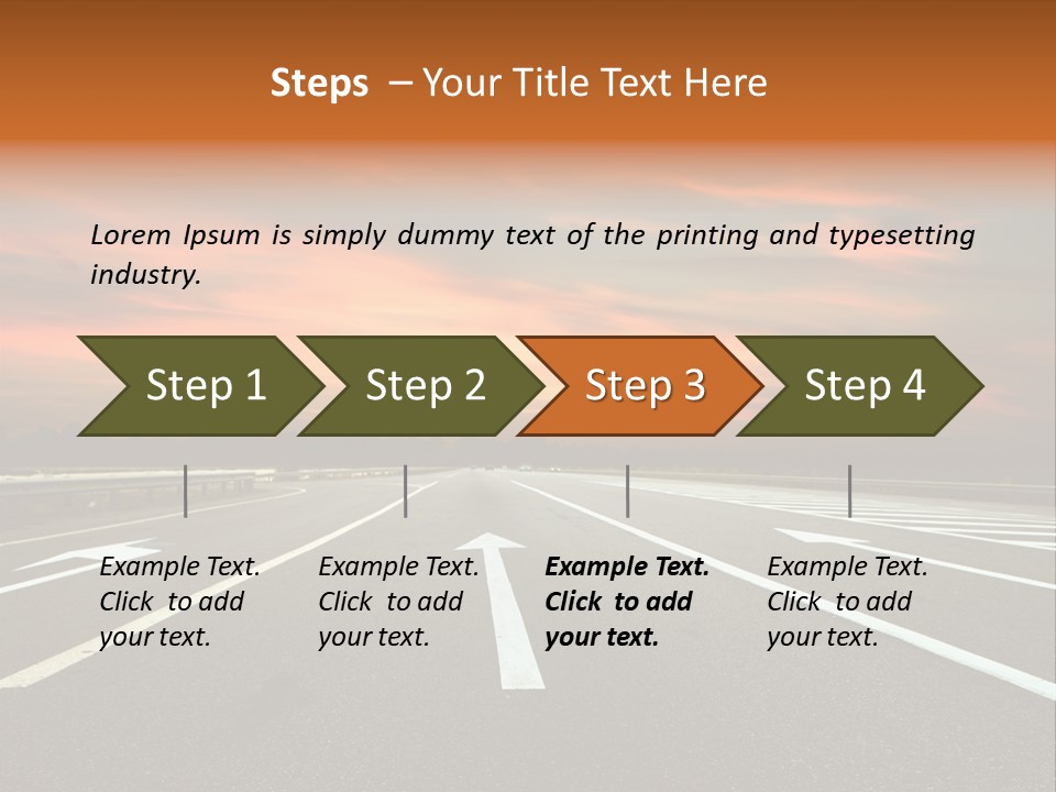 Country Dark Mountain PowerPoint Template