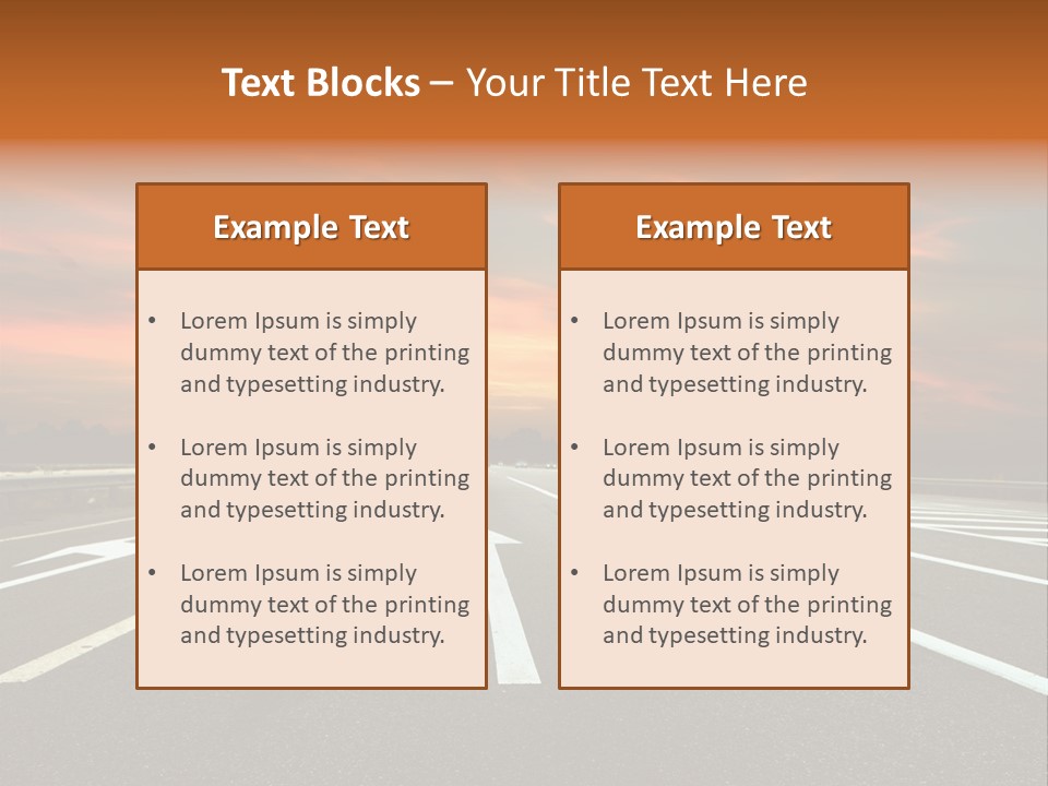 Country Dark Mountain PowerPoint Template