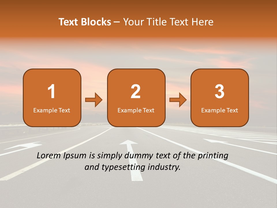 Country Dark Mountain PowerPoint Template