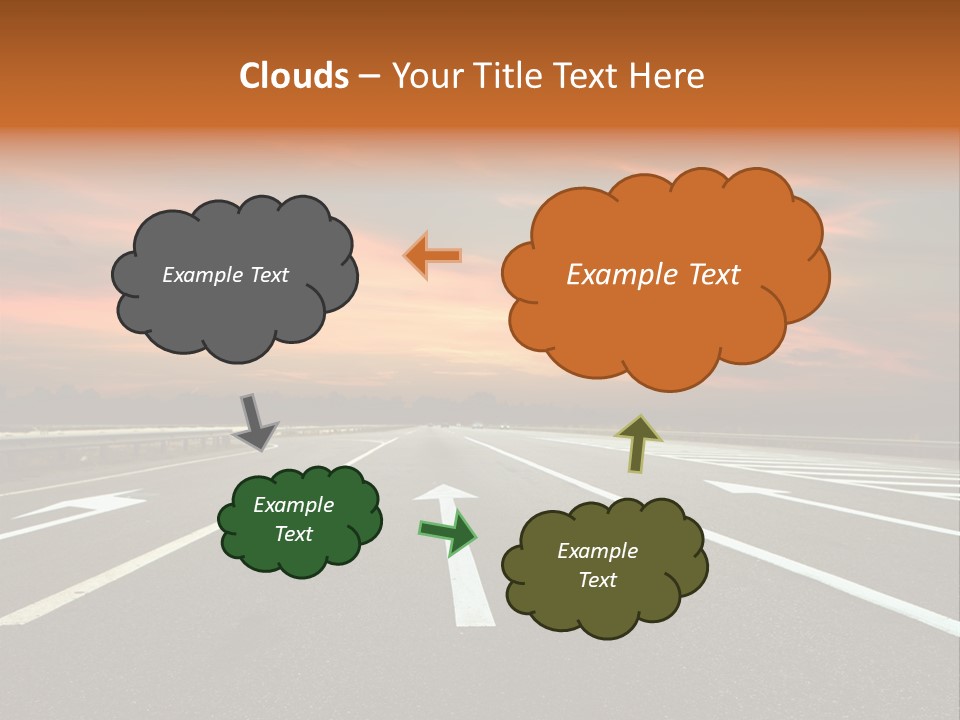 Country Dark Mountain PowerPoint Template