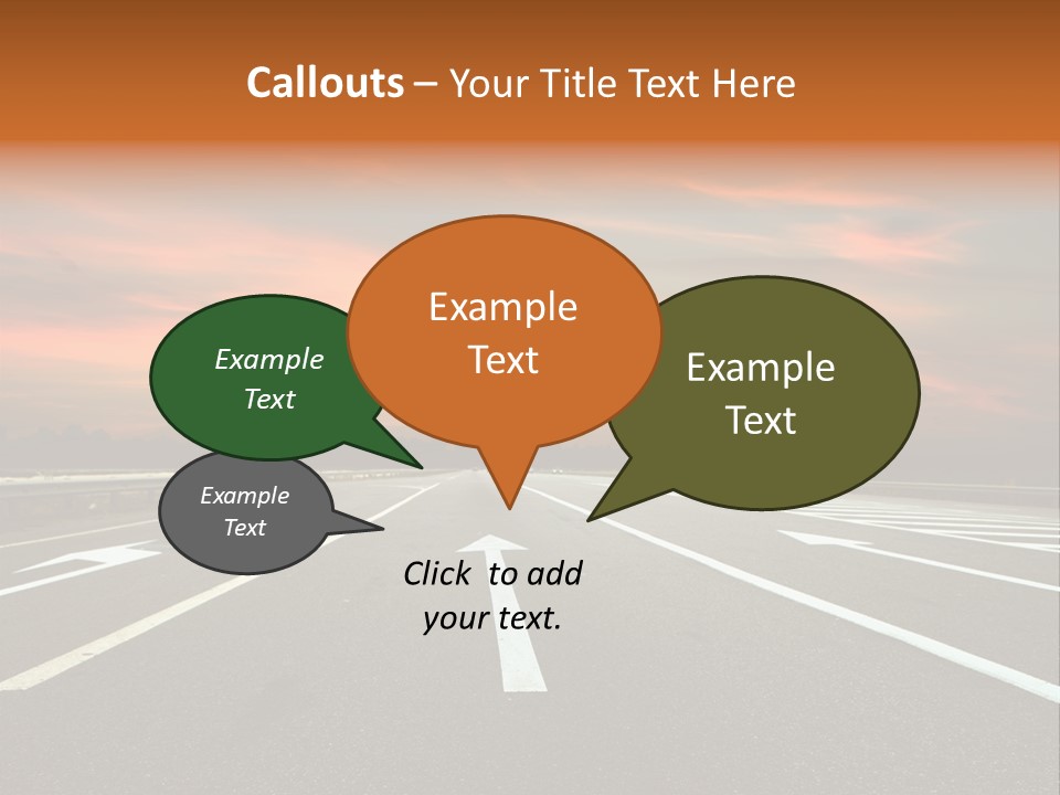 Country Dark Mountain PowerPoint Template