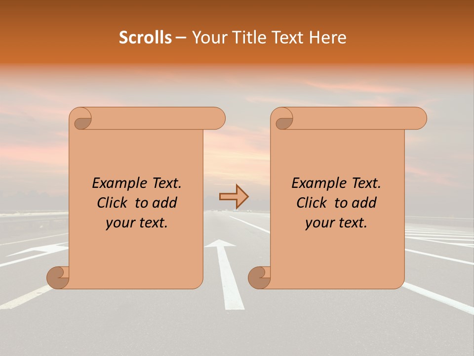 Country Dark Mountain PowerPoint Template