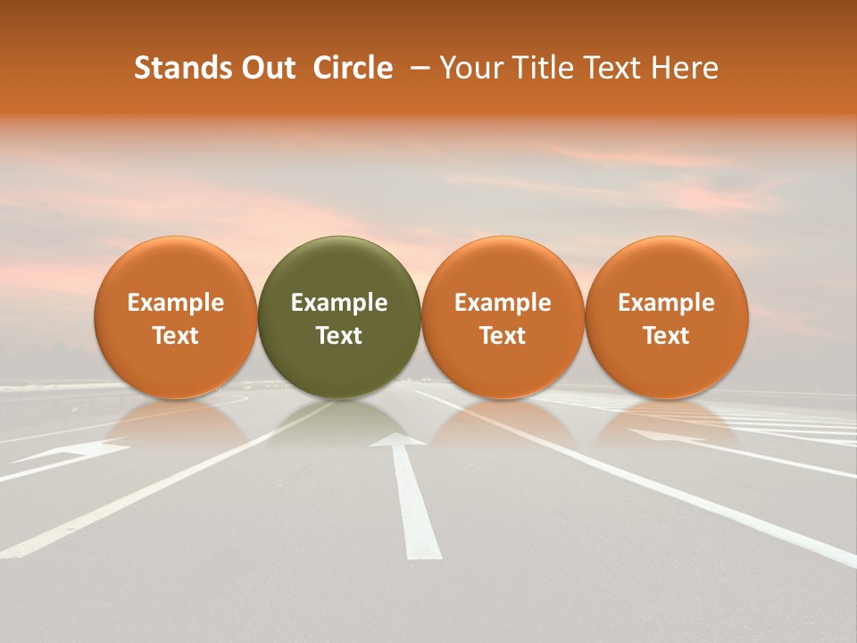 Country Dark Mountain PowerPoint Template