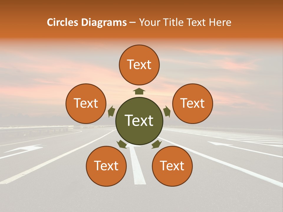 Country Dark Mountain PowerPoint Template