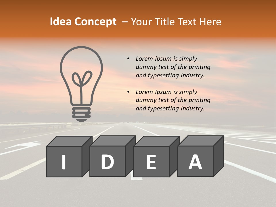 Country Dark Mountain PowerPoint Template