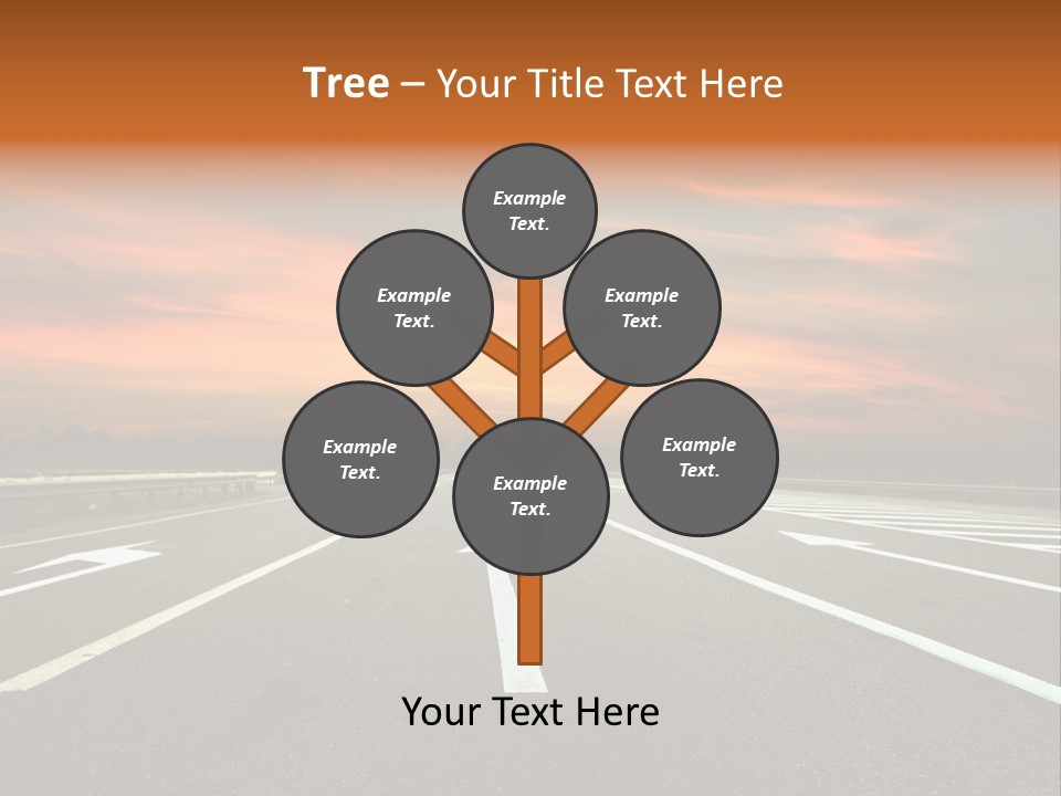 Country Dark Mountain PowerPoint Template