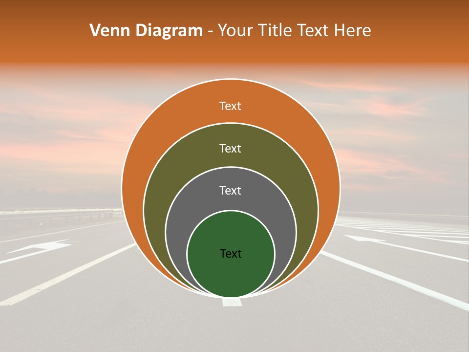 Country Dark Mountain PowerPoint Template
