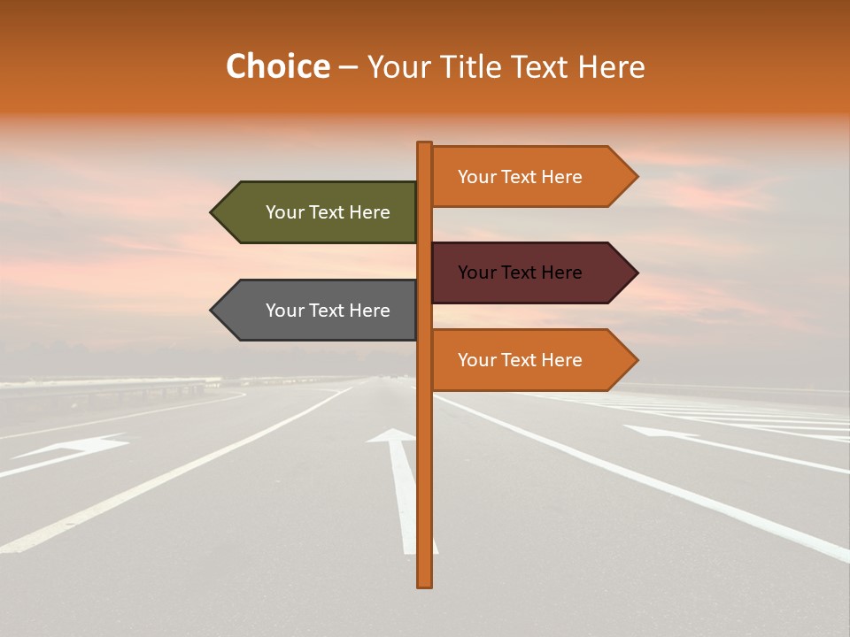 Country Dark Mountain PowerPoint Template