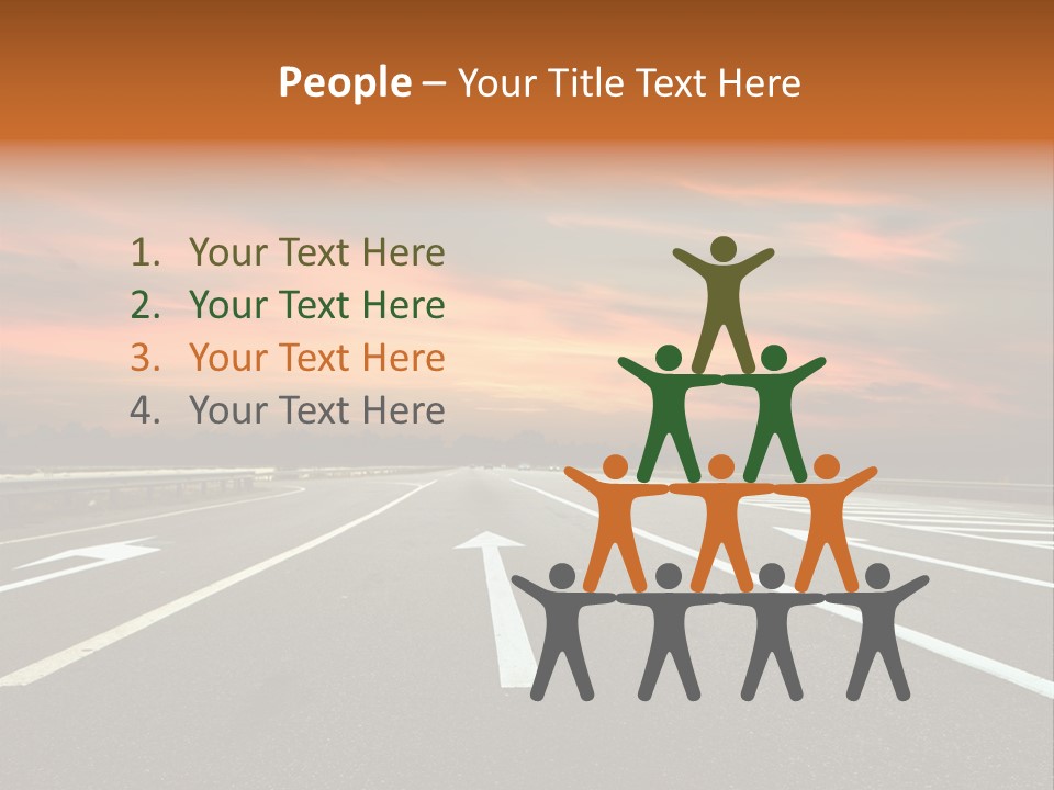 Country Dark Mountain PowerPoint Template