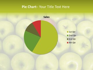 Pattern Close Up Green PowerPoint Template