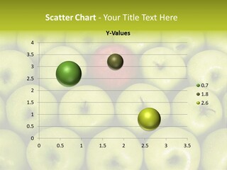 Pattern Close Up Green PowerPoint Template