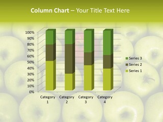 Pattern Close Up Green PowerPoint Template