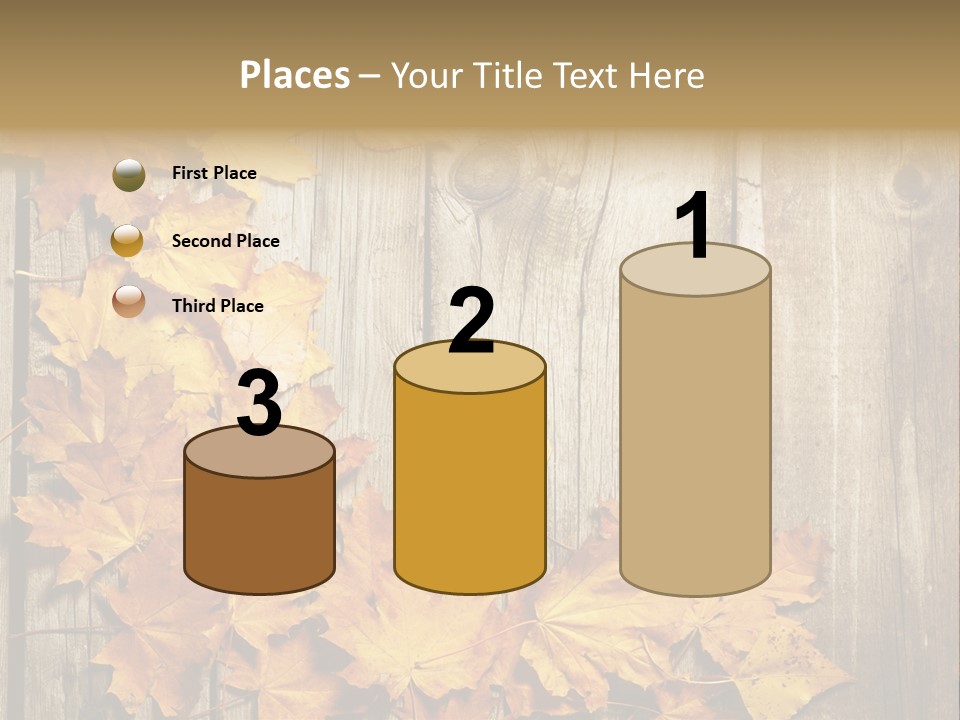 Space Textured Leaf PowerPoint Template